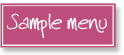 Dinner Parties sample menu